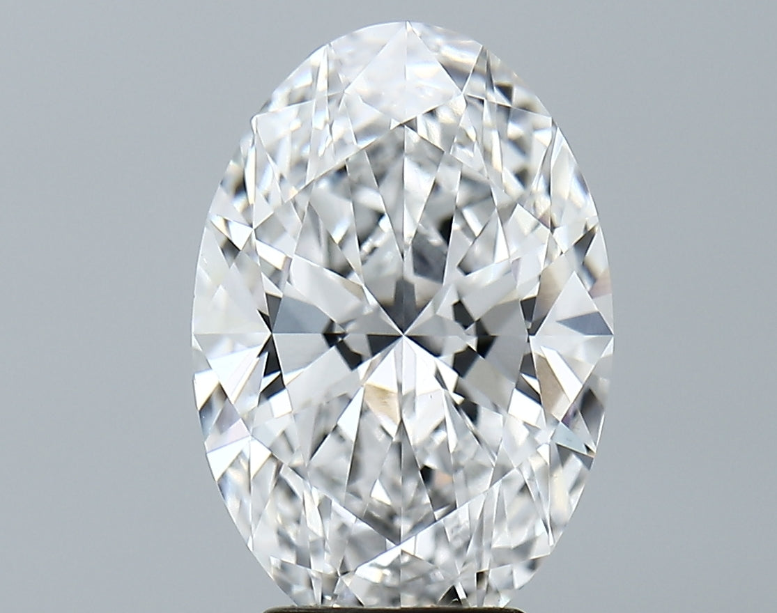 Lab-Grown 4.16 Carat Oval Shape Diamond color D Clarity VVS2 With GIA Certificate, precious stones, engagement diamonds