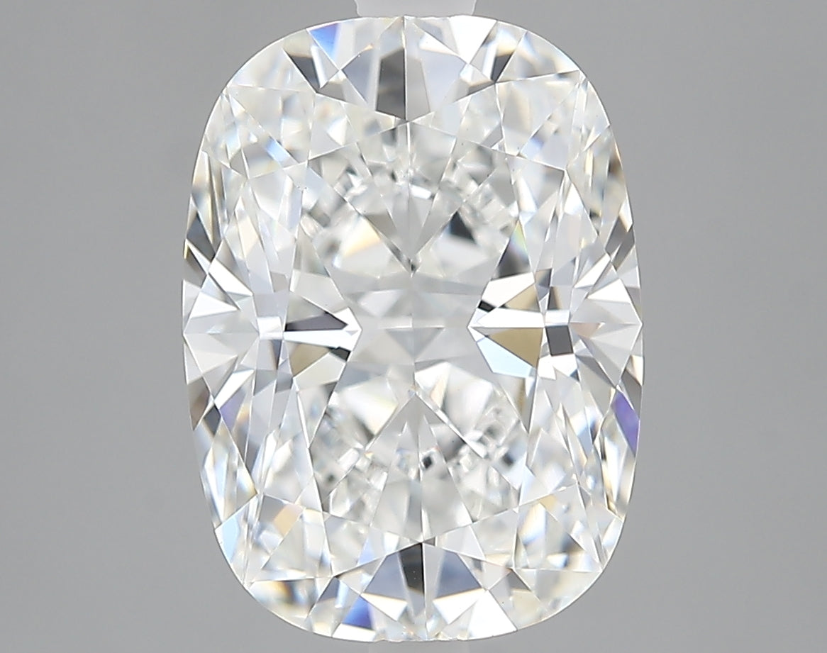 Lab-Grown 3.66 Carat Cushion Brilliant Diamond color E Clarity VVS2, precious stones, engagement diamonds