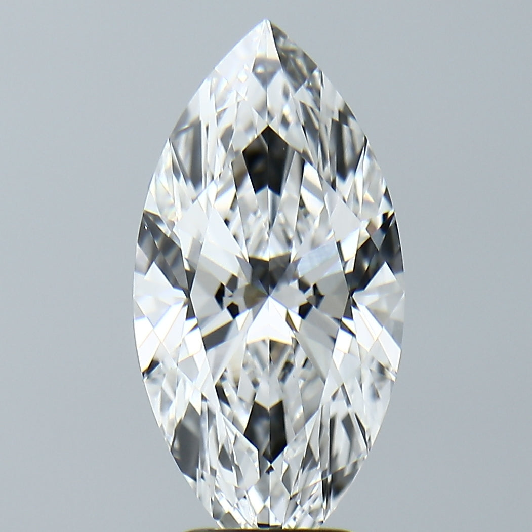 Lab-Grown 3.65 Carat Marquis Shape Diamond color E Clarity VVS2, precious stones, engagement diamonds