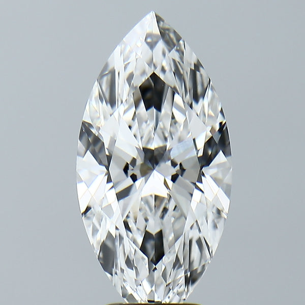 Lab-Grown 3.65 Carat Marquis Shape Diamond color E Clarity VVS2, precious stones, engagement diamonds
