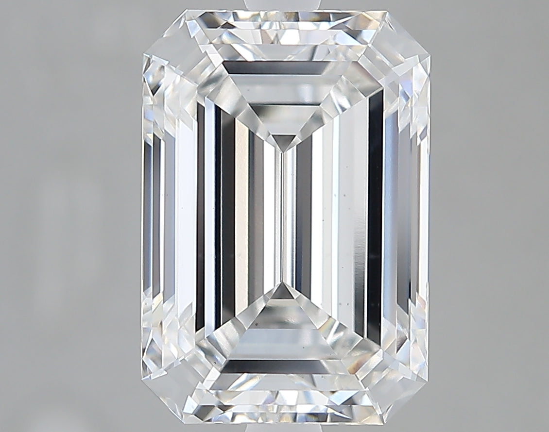 Lab-Grown 5.05 Carat Emerald Cut Diamond color F Clarity VS2 With GIA Certificate, precious stones, engagement diamonds