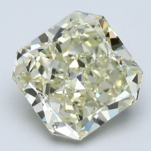 2.02 Carat Radiant Cut Natural Mined Diamond Fancy Light  Yellow Color VS1 Clarity With GIA Certificate, natural diamonds, precious stones, engagement diamonds