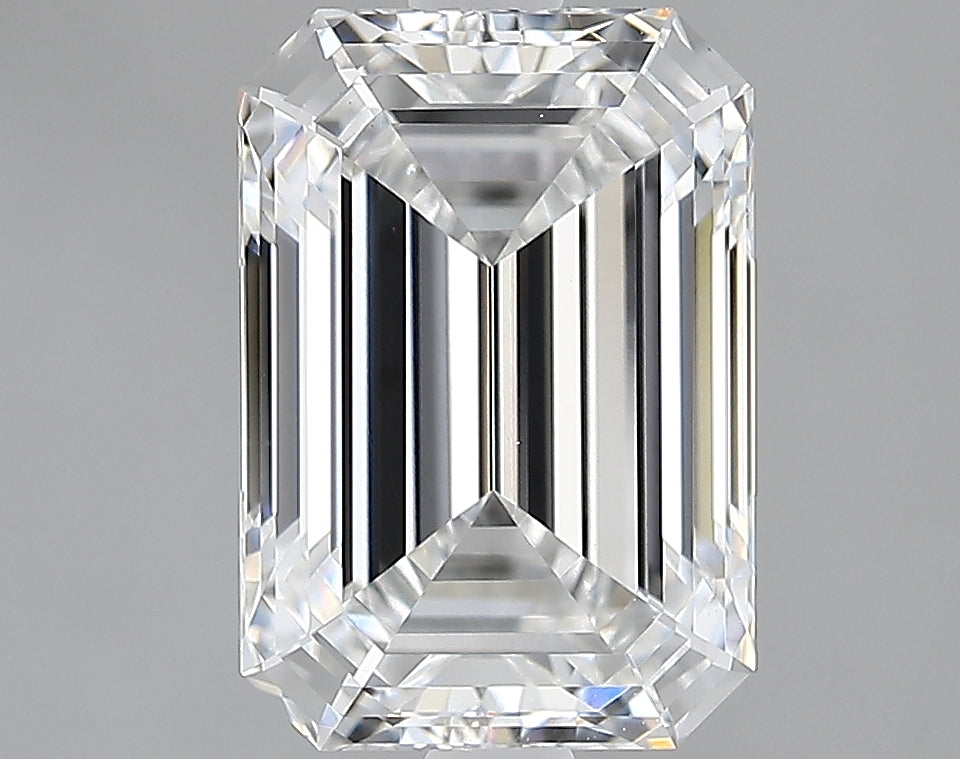 Lab-Grown 2.54 Carat Emerald Cut Diamond color E Clarity VVS2, precious stones, engagement diamonds