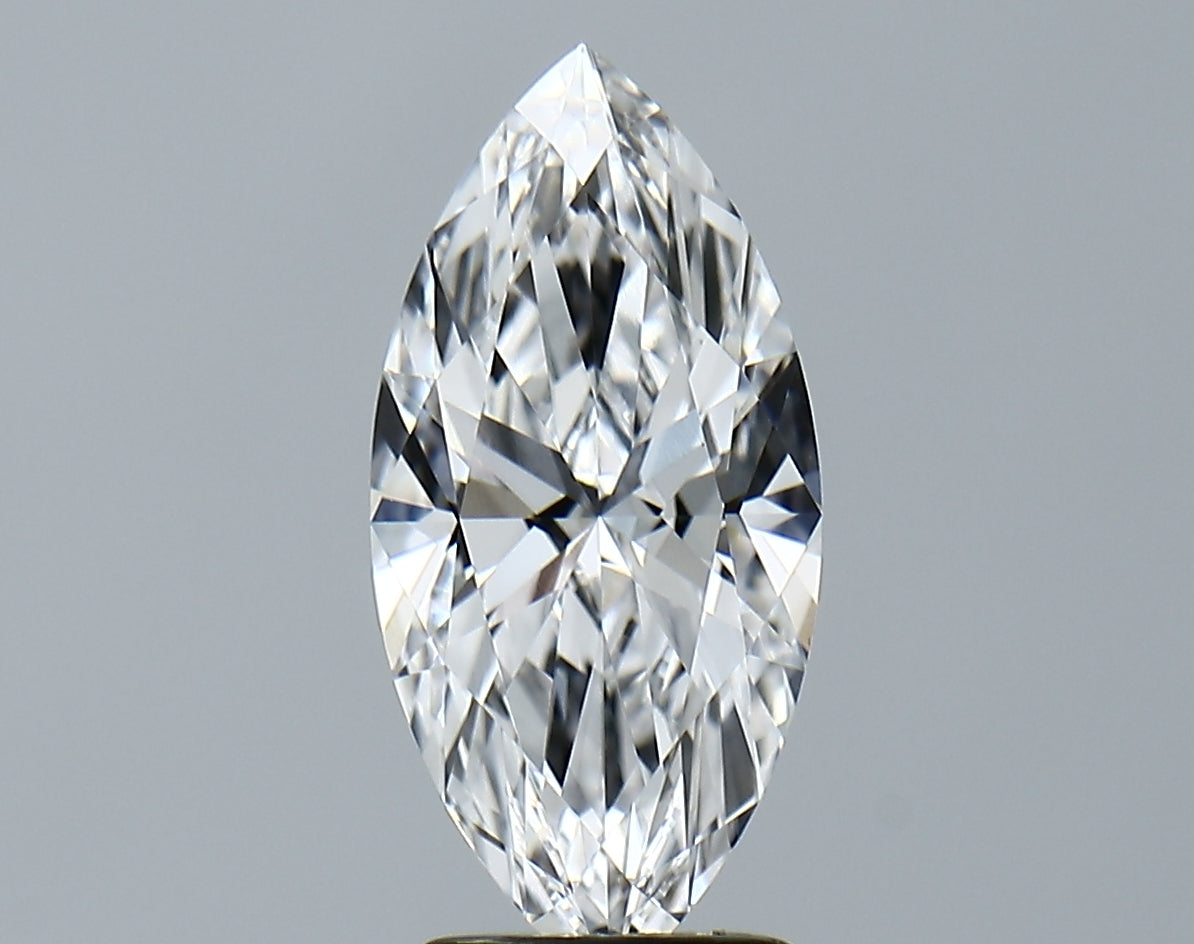 Lab-Grown 2.18 Carat Marquis Shape Diamond color D Clarity VVS2 With GIA Certificate, precious stones, engagement diamonds