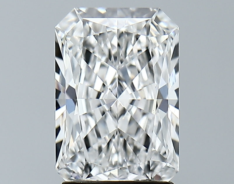 Lab-Grown 2.09 Carat Radiant Cut Diamond color E Clarity VVS1 With GIA Certificate, precious stones, engagement diamonds