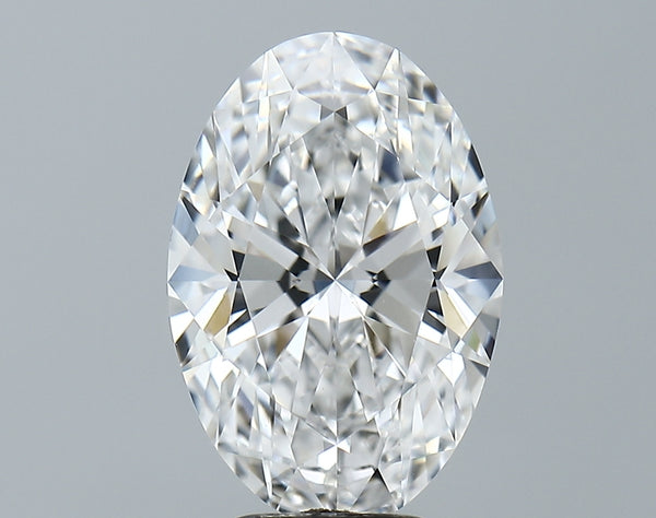 Lab-Grown 4.08 Carat Oval Shape Diamond color D Clarity VVS2 With GIA Certificate, precious stones, engagement diamonds