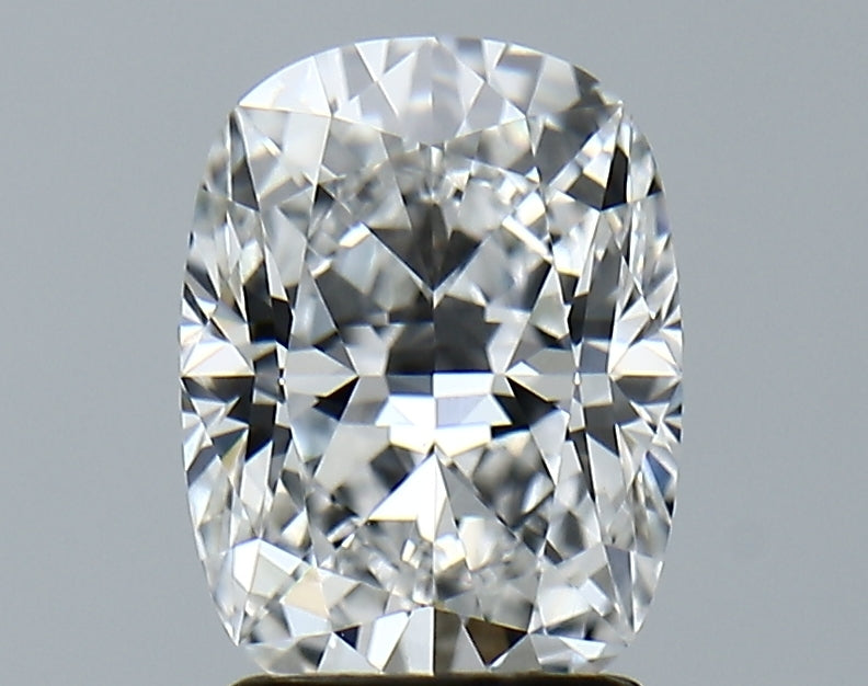 Lab-Grown 2.12 Carat Cushion Brilliant Diamond color E Clarity VVS2 With GIA Certificate, precious stones, engagement diamonds