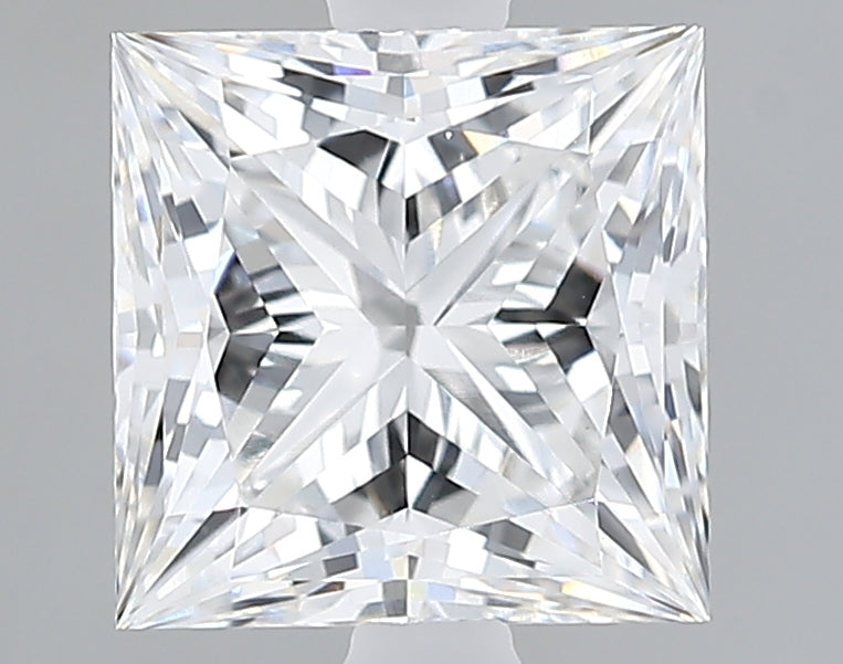 Lab-Grown 2.17 Carat Princess Cut Diamond color E Clarity VVS2 With GIA Certificate, precious stones, engagement diamonds