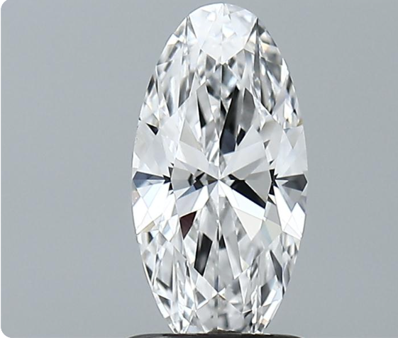 Lab-Grown 1.02 Carat Oval Shape Diamond color D Clarity VVS2 With GIA Certificate, precious stones, engagement diamonds