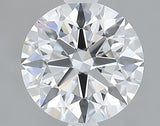 Lab-Grown 1.55 Carat Round Brilliant Diamond color D Clarity VS2 With GIA Certificate, precious stones, engagement diamonds