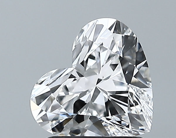 Lab-Grown 1.12 Carat Heart Shape Diamond color D Clarity VVS1 With GIA Certificate, precious stones, engagement diamonds