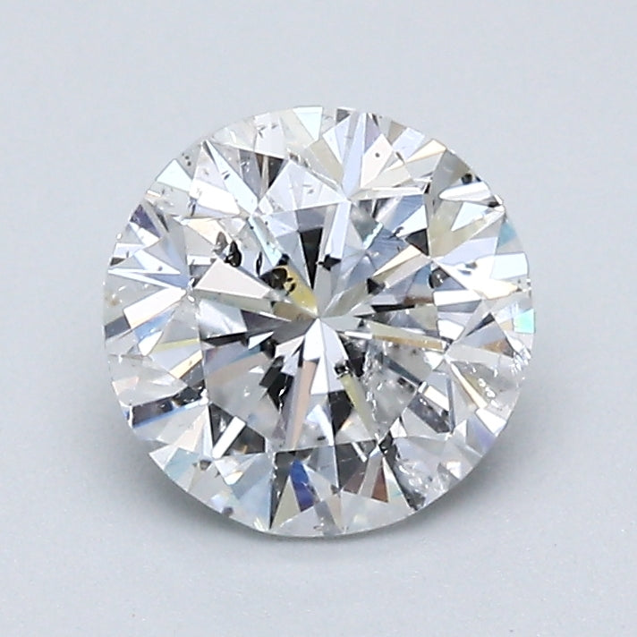 1.22 Carat Round Brilliant Natural Mined Diamond D Color I1 Clarity With GIA Certificate, natural diamonds, precious stones, engagement diamonds