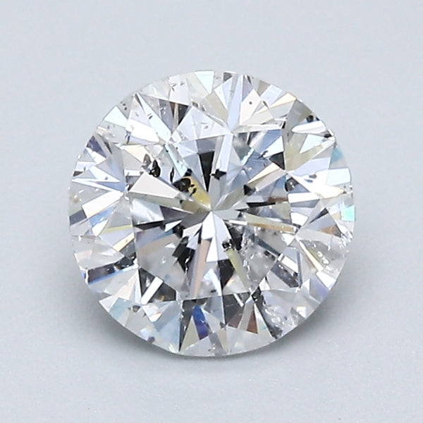 1.22 Carat Round Brilliant Natural Mined Diamond D Color I1 Clarity With GIA Certificate, natural diamonds, precious stones, engagement diamonds