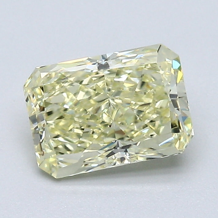 1.14 Carat Radiant Cut Natural Mined Diamond Fancy Light  Yellow Color VS1 Clarity With GIA Certificate, natural diamonds, precious stones, engagement diamonds