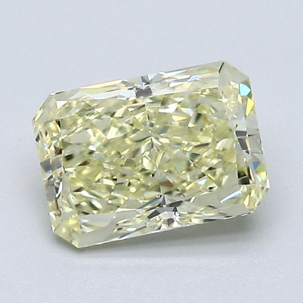 1.14 Carat Radiant Cut Natural Mined Diamond Fancy Light  Yellow Color VS1 Clarity With GIA Certificate, natural diamonds, precious stones, engagement diamonds