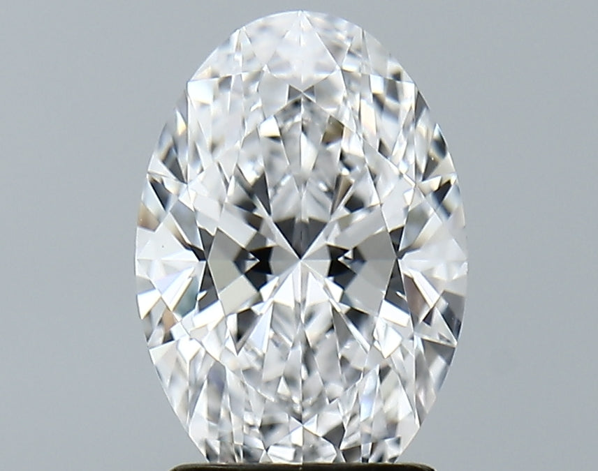 Lab-Grown 2.05 Carat Oval Shape Diamond color D Clarity VVS2 With GIA Certificate, precious stones, engagement diamonds