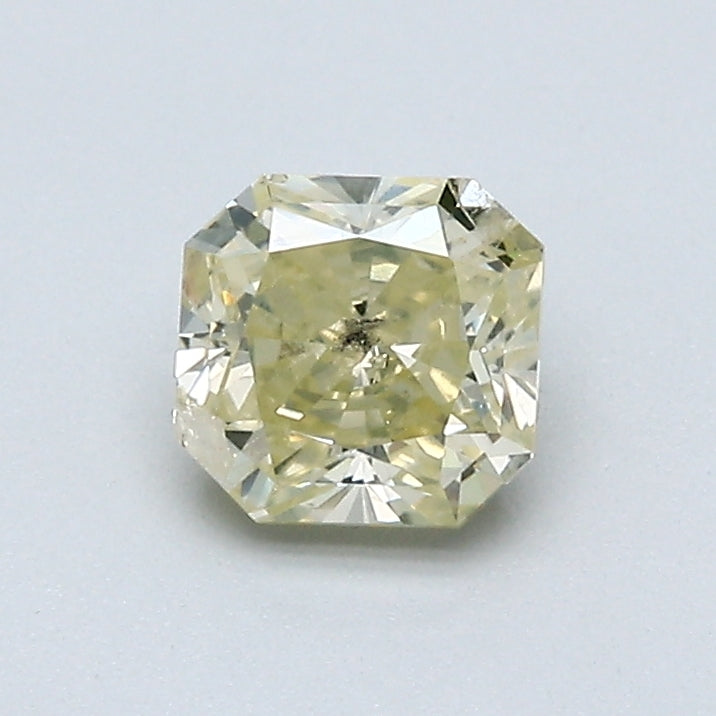 0.75 Carat Radiant Cut Diamond color Y Clarity I2, natural diamonds, precious stones, engagement diamonds