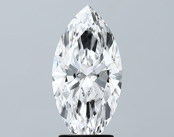 Lab-Grown 2.86 Carat Marquis Shape Diamond color E Clarity VVS2 With GIA Certificate, precious stones, engagement diamonds