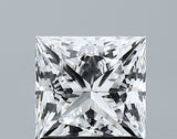 Lab-Grown 1.35 Carat Princess Cut Diamond color D Clarity VVS1 With GIA Certificate, precious stones, engagement diamonds