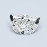 0.57 Carat Half Moon Shape Diamond color I Clarity VVS2, natural diamonds, precious stones, engagement diamonds