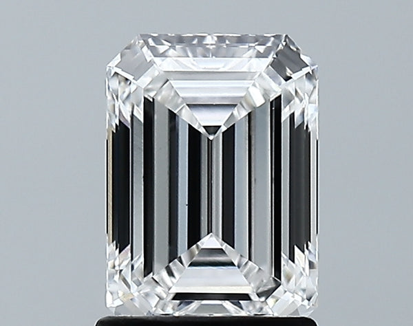 Lab-Grown 1.53 Carat Emerald Cut Diamond color E Clarity VVS2 With GIA Certificate, precious stones, engagement diamonds