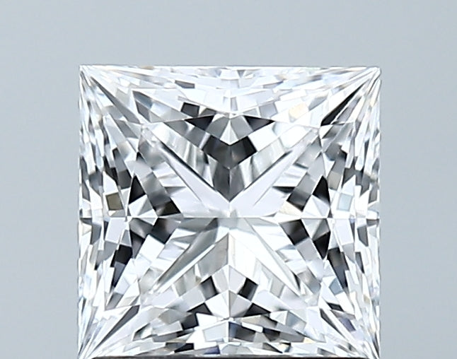 Lab-Grown 1.41 Carat Princess Cut Diamond color D Clarity VVS2 With GIA Certificate, precious stones, engagement diamonds