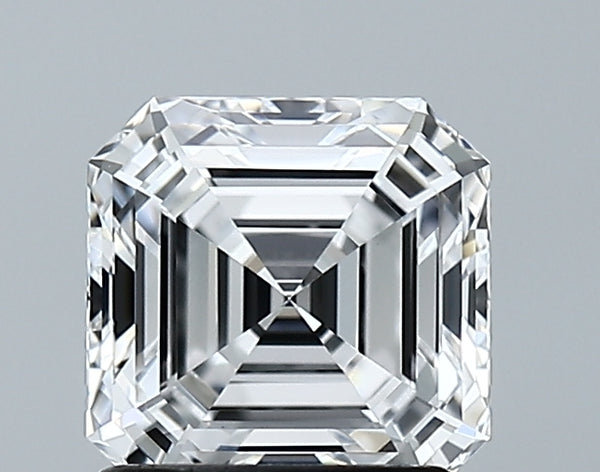 Lab-Grown 1.54 Carat Asscher Cut Diamond color D Clarity VS1 With GIA Certificate, precious stones, engagement diamonds