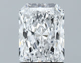 Lab-Grown 1.42 Carat Radiant Cut Diamond color D Clarity VVS1 With GIA Certificate, precious stones, engagement diamonds