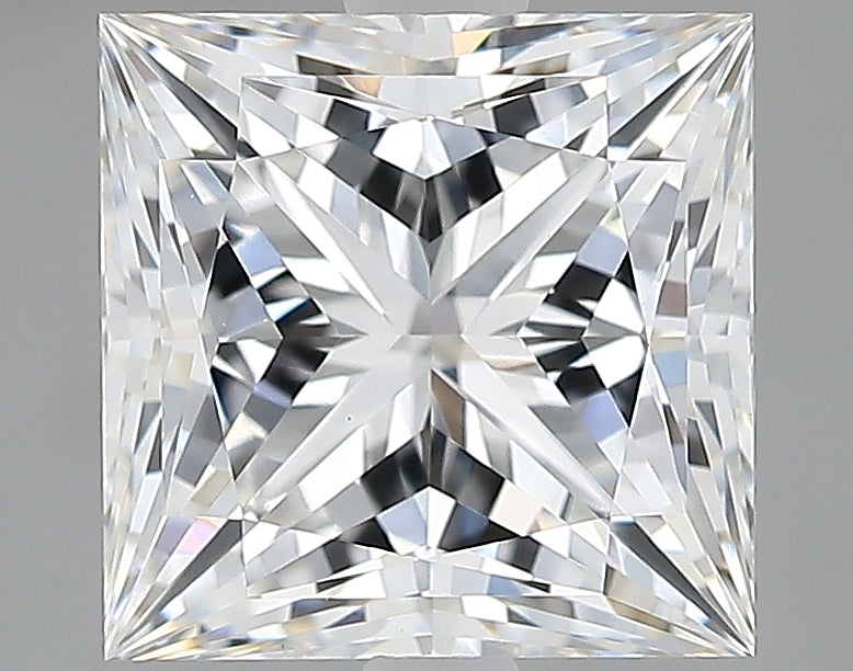 Lab-Grown 2.70 Carat Princess Cut Diamond color E Clarity VVS2, precious stones, engagement diamonds