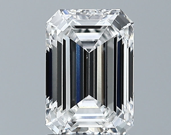 Lab-Grown 1.65 Carat Emerald Cut Diamond color D Clarity VS1 With GIA Certificate, precious stones, engagement diamonds