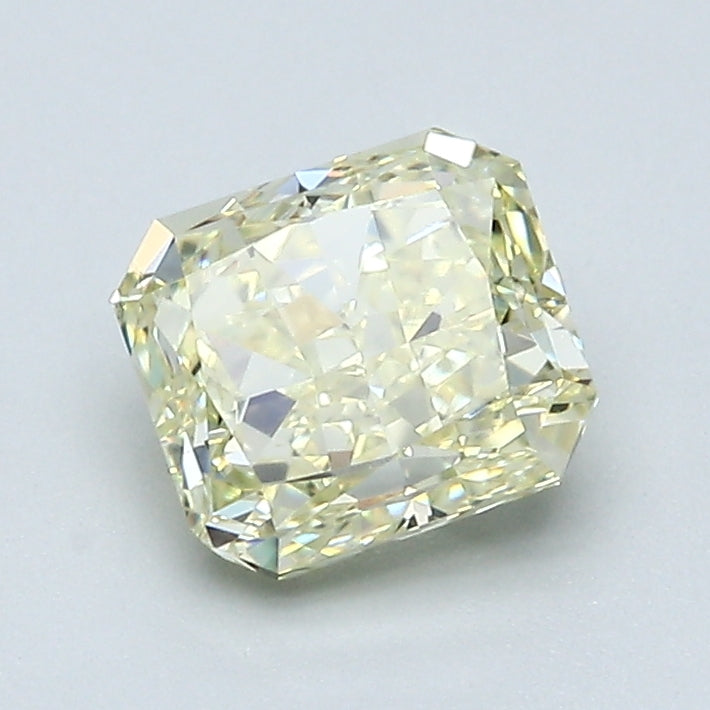 1.30 Carat Radiant Cut Natural Mined Diamond Fancy Light  Yellow Color VS2 Clarity With GIA Certificate, natural diamonds, precious stones, engagement diamonds