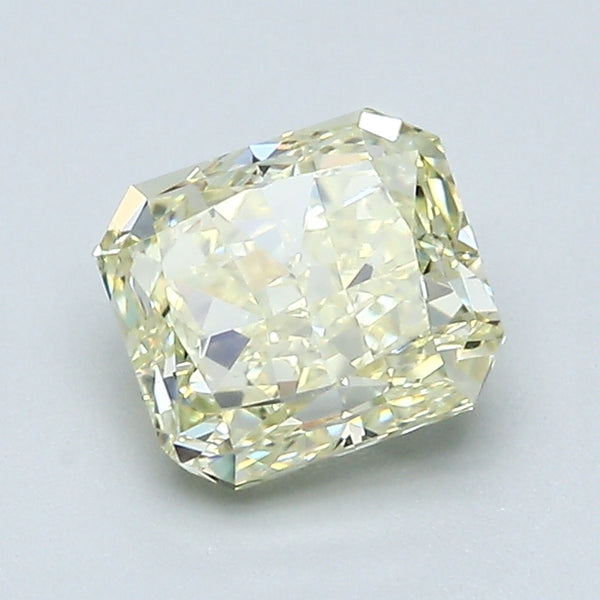 1.30 Carat Radiant Cut Natural Mined Diamond Fancy Light  Yellow Color VS2 Clarity With GIA Certificate, natural diamonds, precious stones, engagement diamonds