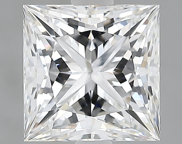 Lab-Grown 2.03 Carat Princess Cut Diamond color E Clarity VVS1, precious stones, engagement diamonds