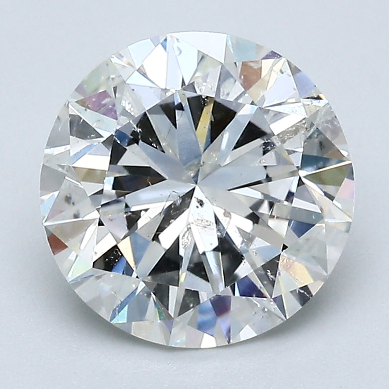 2.60 Carat Round Brilliant Natural Mined Diamond I Color I1 Clarity With GIA Certificate, natural diamonds, precious stones, engagement diamonds