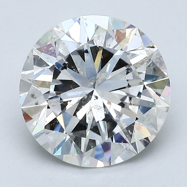 2.60 Carat Round Brilliant Natural Mined Diamond I Color I1 Clarity With GIA Certificate, natural diamonds, precious stones, engagement diamonds