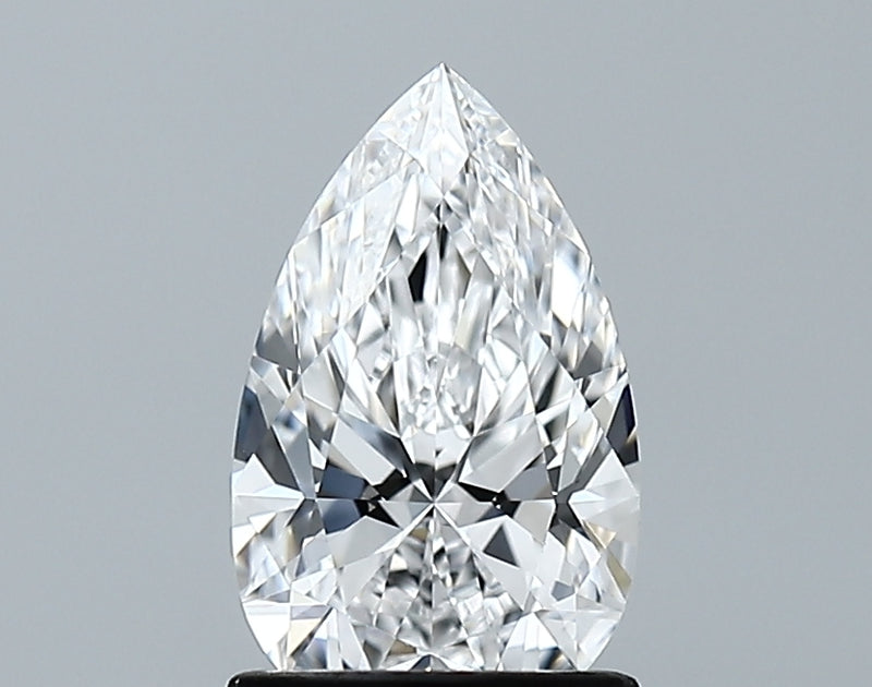 Lab-Grown 1.21 Carat Pear Shape Diamond color D Clarity VVS2 With GIA Certificate, precious stones, engagement diamonds