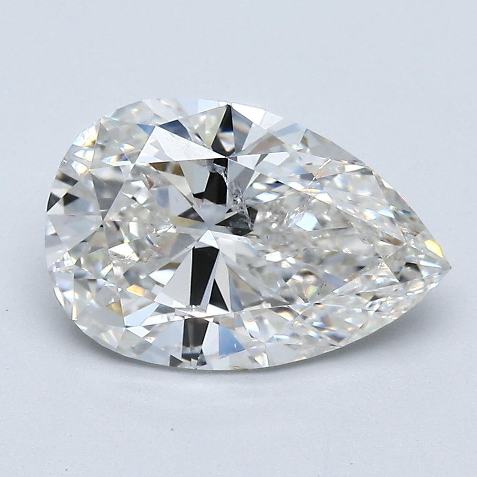 GIA Certified Natural Loose 2.63 Carat Pear Shape Diamond H-I1, natural diamonds, precious stones, engagement diamonds