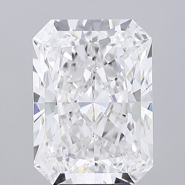 Lab-Grown 5.43 Carat Radiant Cut Diamond color F Clarity VVS2 With GIA Certificate, precious stones, engagement diamonds