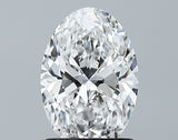 Lab-Grown 1.52 Carat Oval Shape Diamond color D Clarity VVS2, precious stones, engagement diamonds