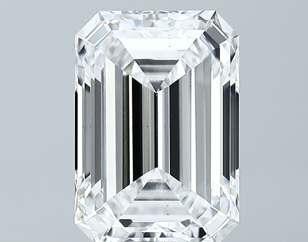 Lab-Grown 3.22 Carat Emerald Cut Diamond color E Clarity VS2 With GIA Certificate, precious stones, engagement diamonds