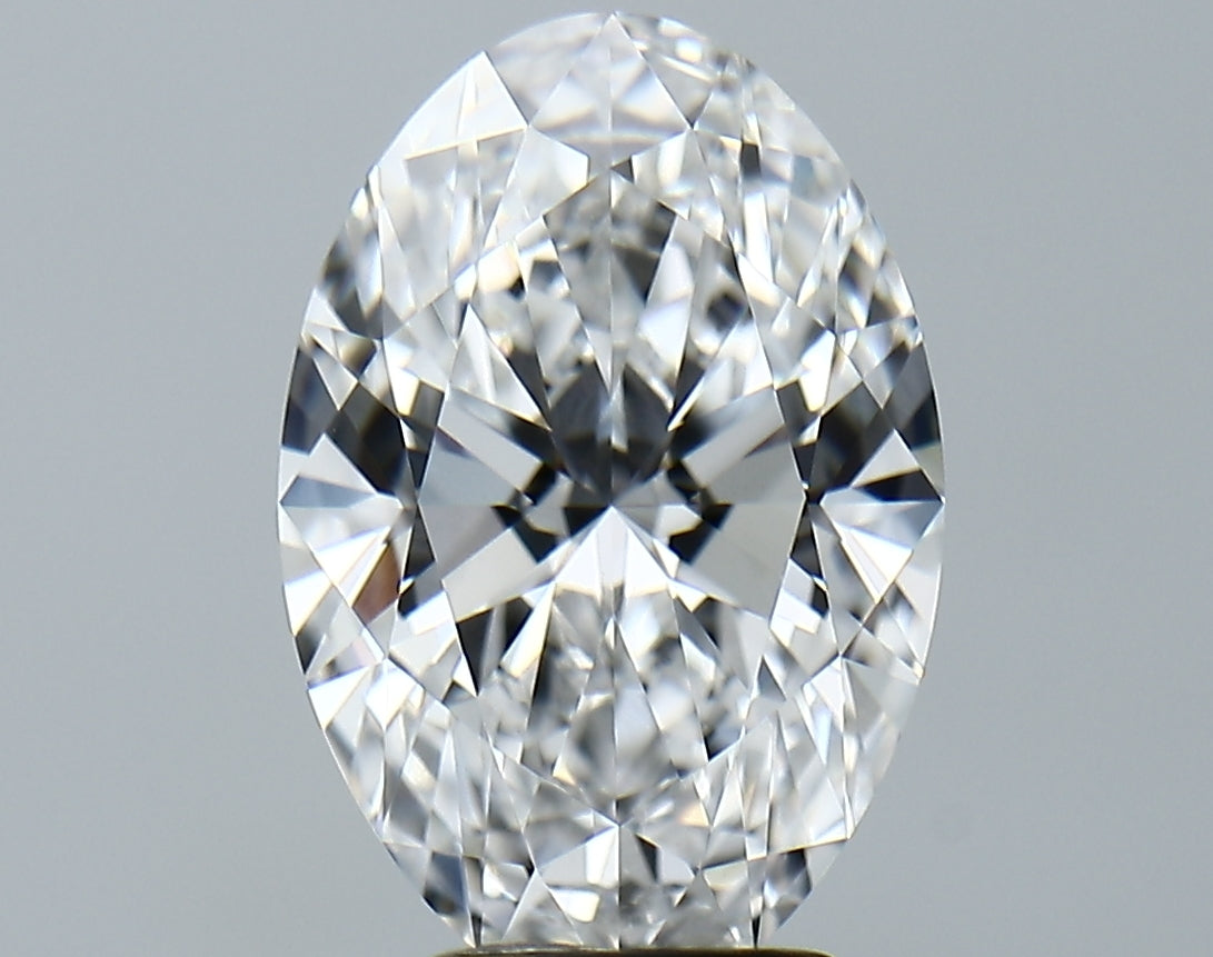 Lab-Grown 4.12 Carat Oval Shape Diamond color D Clarity VVS2 With GIA Certificate, precious stones, engagement diamonds