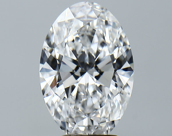 Lab-Grown 4.12 Carat Oval Shape Diamond color D Clarity VVS2 With GIA Certificate, precious stones, engagement diamonds