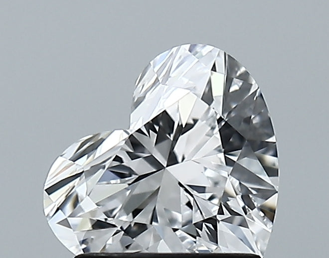 Lab-Grown 1.26 Carat Heart Shape Diamond color D Clarity VVS2 With GIA Certificate, precious stones, engagement diamonds