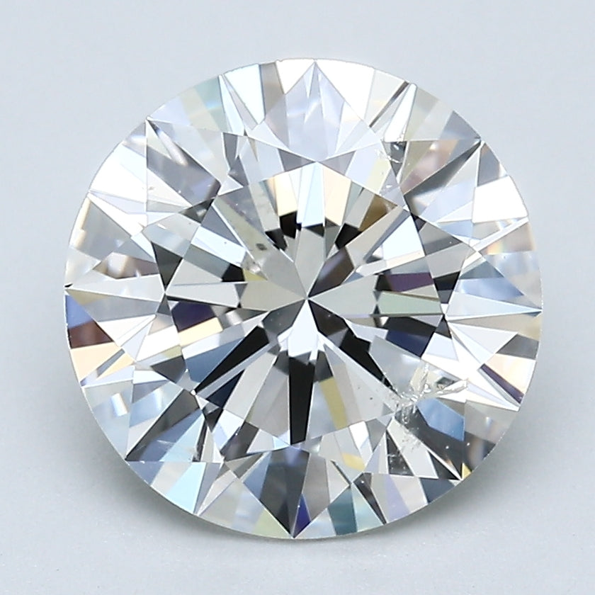 3.68 Ct Round Brilliant Diamond GIA Certified H-SI2 Loose , natural diamonds, precious stones, engagement diamonds