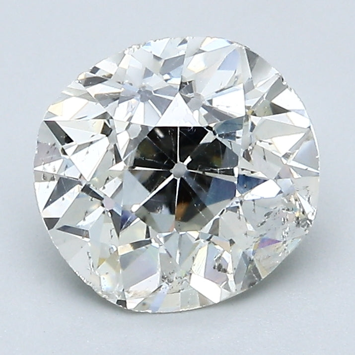 2.26 Carat Old Miner Cut Antique Natural Mined Diamond J Color SI2 Clarity With GIA Certificate, natural diamonds, precious stones, engagement diamonds
