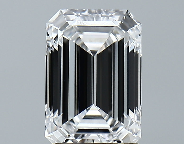 Lab-Grown 2.08 Carat Emerald Cut Diamond color D Clarity VS1 With GIA Certificate, precious stones, engagement diamonds