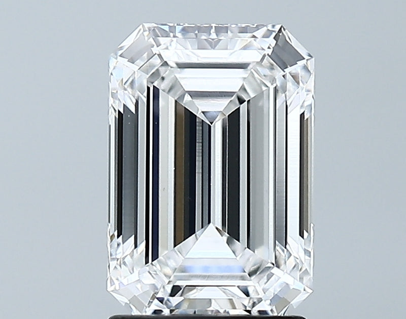 Lab-Grown 2.07 Carat Emerald Cut Diamond color E Clarity VS1 With GIA Certificate, precious stones, engagement diamonds