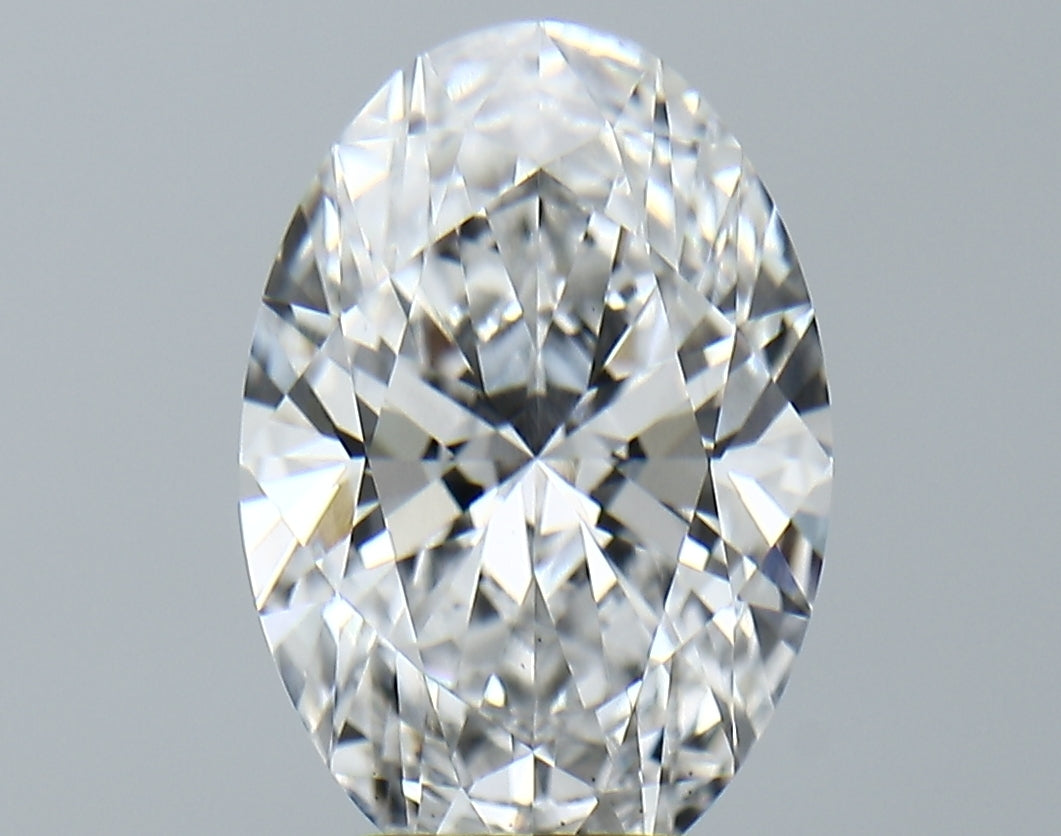 Lab-Grown 3.96 Carat Oval Shape Diamond color D Clarity VVS2 With GIA Certificate, precious stones, engagement diamonds