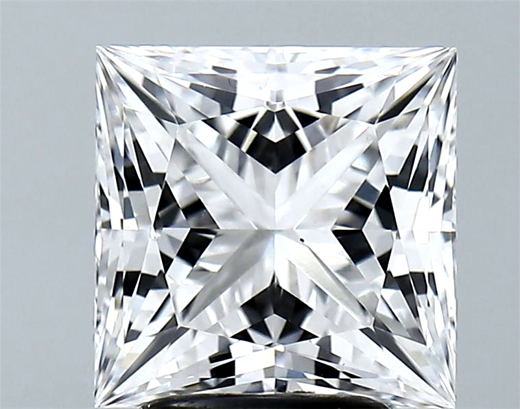 Lab-Grown 3.19 Carat Princess Cut Diamond color D Clarity VS1, precious stones, engagement diamonds