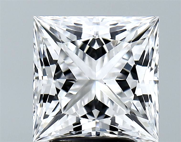 Lab-Grown 3.19 Carat Princess Cut Diamond color D Clarity VS1, precious stones, engagement diamonds